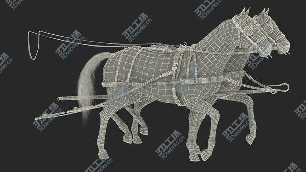 images/goods_img/20210312/Pair of Breast Collar Harness Walking Pose Fur 3D model/4.jpg